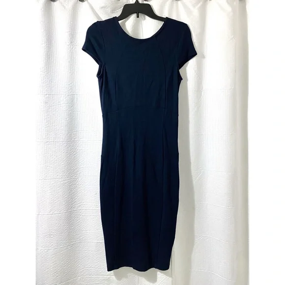 Felicity & Coco Navy Exposed Zipper Dress - Picture 3 of 4